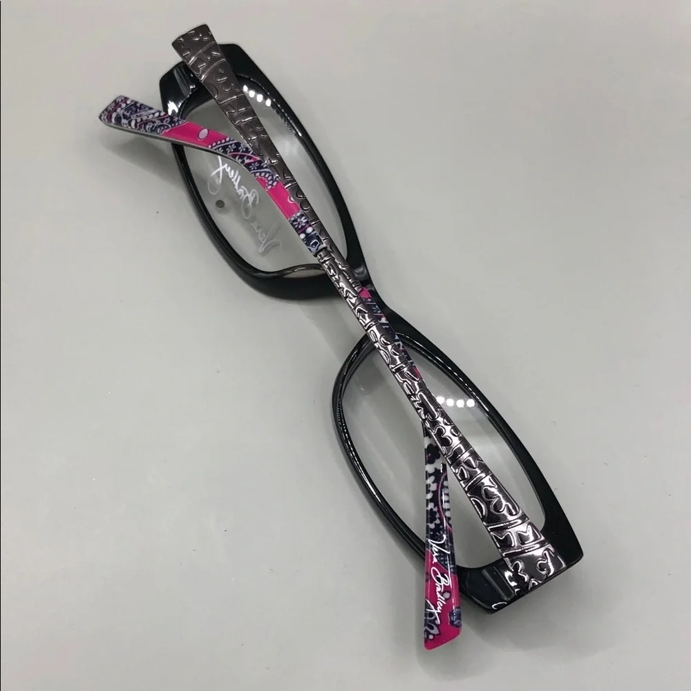 VERA BRADLEY Jill Boysenberry Glasses Frames 50-16-130 Oval Elongated NEW